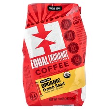 Organic Coffee, Whole Bean, French Roast, 10 oz 283.5 g