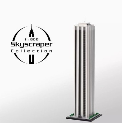1:800 scale building model block set for Aon Center in Chicago
