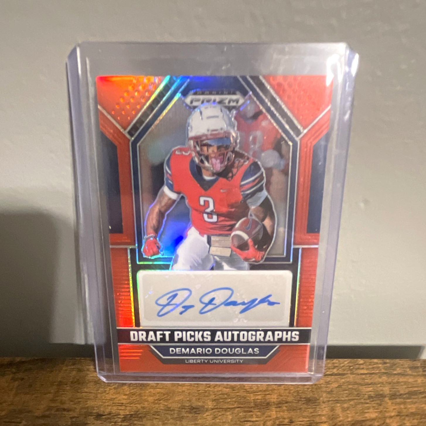 Demario Douglas Panini Prizm Draft Picks Draft Picks Autographs #DPADED Red
