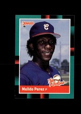 Melido Perez - 1988 Donruss RC Rookie Card #21 - Chicago White Sox + Free Ship. rookie card picture