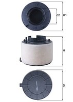 Knecht Luftfilter LX 4249 Filtereinsatz FüR A5 8K5 Audi 8K2 B8 A4 Avant Q5 8RB