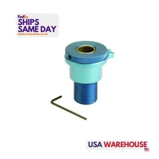 Ford M-7554-A, One Blue Aluminum Firewall Clutch Cable Adjuster Performance Part