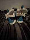 LANVINS Teens Low Top Athletic Sneakers Lace-Up Chevron Blue White Black — photo 2