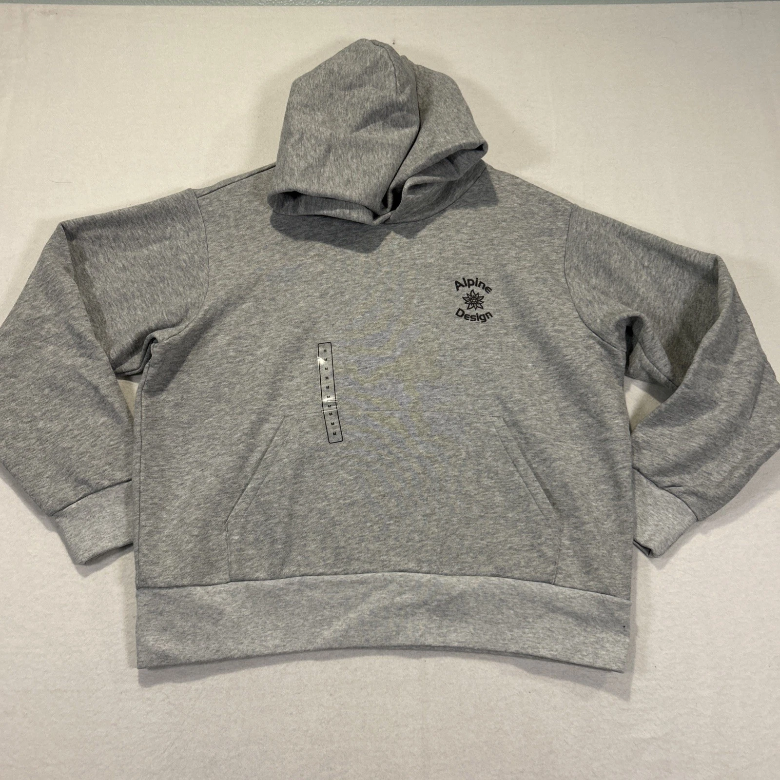 Alpine Design Women’s Hike Hoodie Gray Heather Medium Pullover Long Sleeve AD