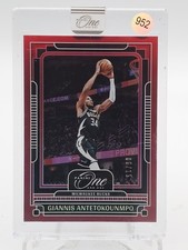 GIANNIS ANTETOKOUNMPO 2024-25 PANINI ONE AND ONE RED #41 BUCKS /15 Q0537