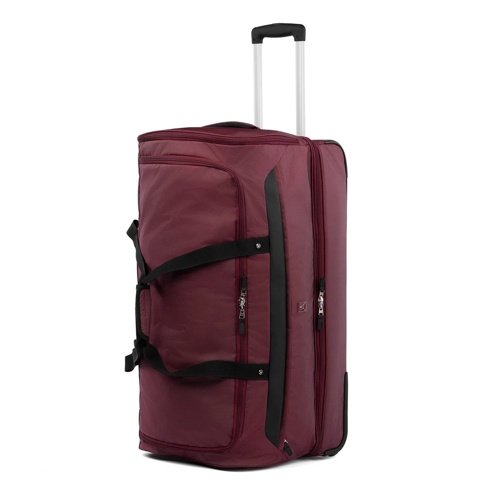 Roadtrip 30" Drop-Bottom Wheels Rolling Duffel Bag Luggage 3 Large Packing Cu... - Image 2 of 4