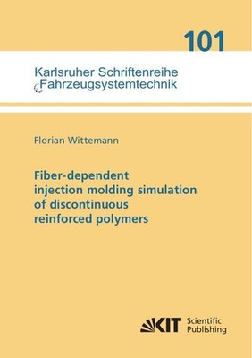 Fiber-dependent injection molding simulation of discontinuous reinforced polymer