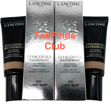 2x Lanc me Effacernes Waterproof Undereye Concealer 210 Light Buff Exp. 05/2028