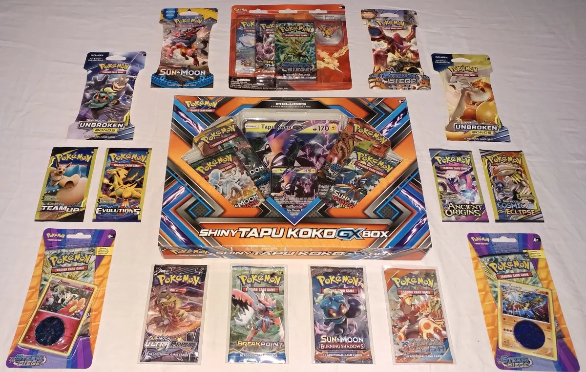 Pokemon Shiny Tapu Koko GX Box