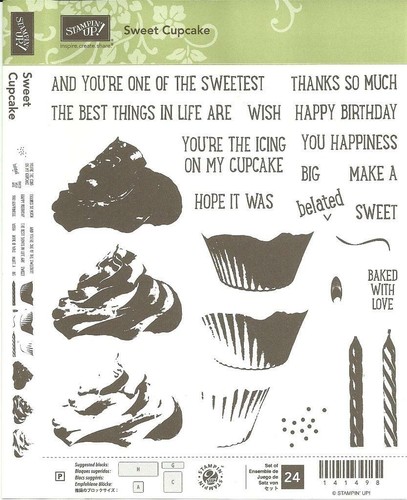 Stampin' Up! SWEET CUPCAKE & CUPCAKE CUTOUTS FRAMELITS Dies - NEW - Picture 2 of 8