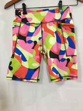 Athletic Works Biker Shorts Girls Floral Size L, XL plus UPF 30 New