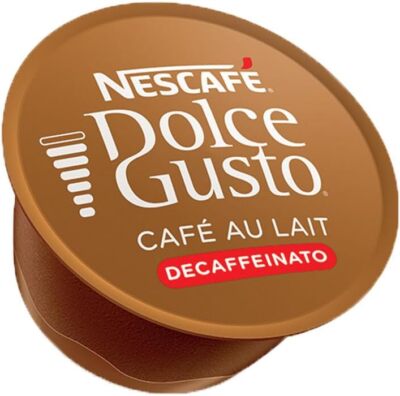 Dolce Gusto Cafe au Lait Kaffeepads mit entkoffeiniertem Geschmack 20,40,60,80,100 Pods
