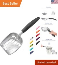 Revolutionary Aluminum Cat Litter Scoop - Deep Design for Ultimate Freshness