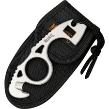 MARBLES 311 One Piece Stainless Guthook Skinning Tool Fixed Knife