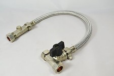 Boiler Filling Loop 15mm FLEXIBLE Isolating & Non Return Valve 