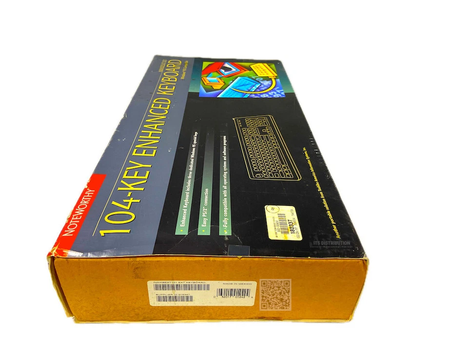 NWKBEXT101 I Nuevo Toshiba NoteWorthy 104 teclas mejorado PS/2 W95 teclado cable de 6 pies Foto 3 de 4