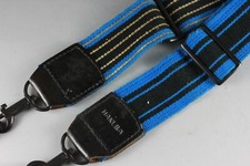 Excellent Hakuba Vintage Camera Neck Strap Blue 107-4