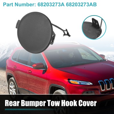 Rear Bumper Tow Hook Cover Cap For Jeep Cherokee 2014-2018 - Replaces 68203273AE