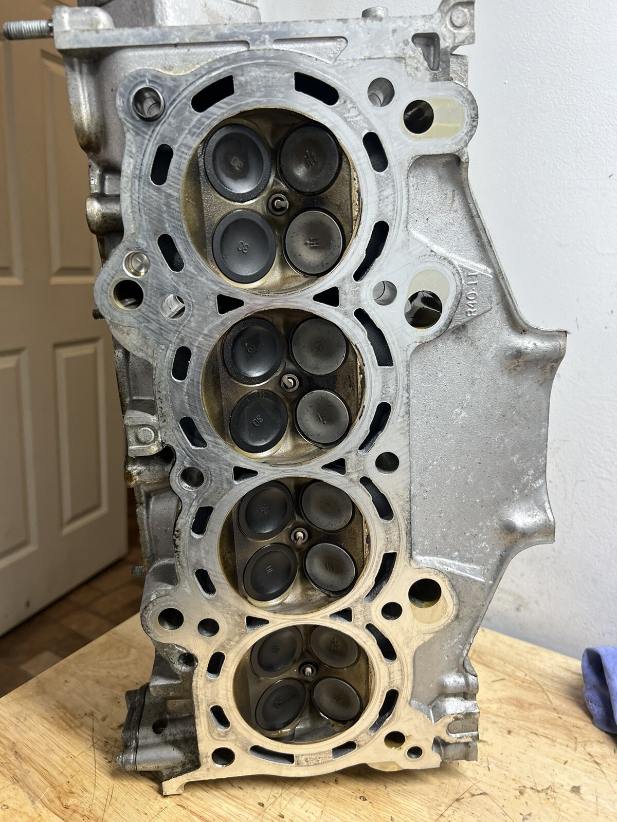 HONDA 2.4 K24Z7 4 CYL. CRV ACCORD CIVIC SI 0815 CYLINDER HEAD USED R40