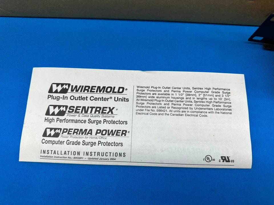 WireMold High Performance 6 Plug-In Outlet Surge Protector Unit J06B2BX - Image 2 of 4