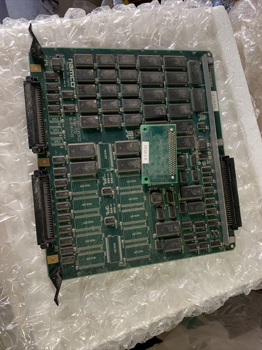Untested Unkown Namco Super 22 Mrom + Sub ￼arcade VIDEO game Pcb
