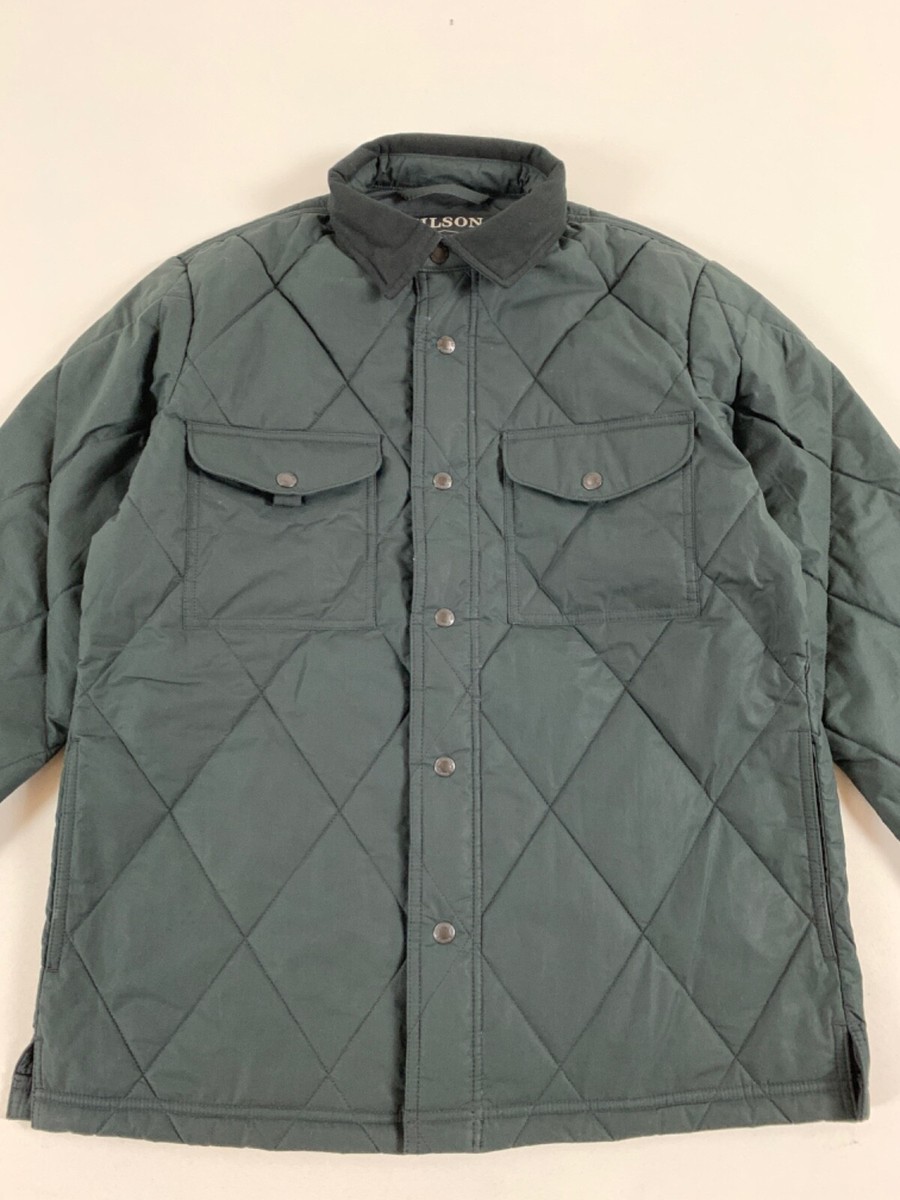 FILSON HYDER QUILTED JAC SHIRT BLACK SIZE M-LONG NWT RARE | eBay FILSON HYDER QUILTED JAC SHIRT BLACK SIZE M-LONG NWT RARE | eBay