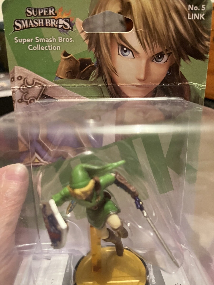 Wii U Link No Amiibo New Nintendo Amiibo Figure, Link, Super Smash