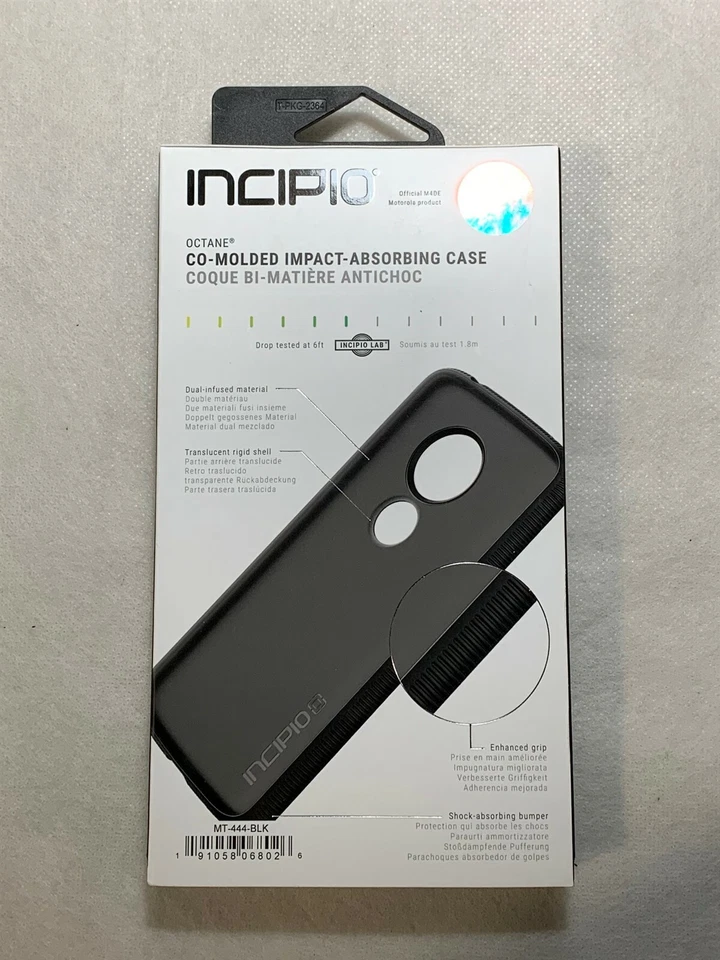 Funda Incipio Octane para Motorola G6 Play - ¡Negra! Foto 2 de 4