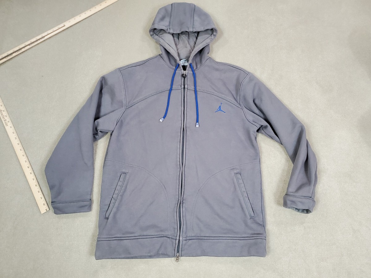 Zip Up Air Jordan Hoodies Sale Jordan Hoodie Mens Large Gray