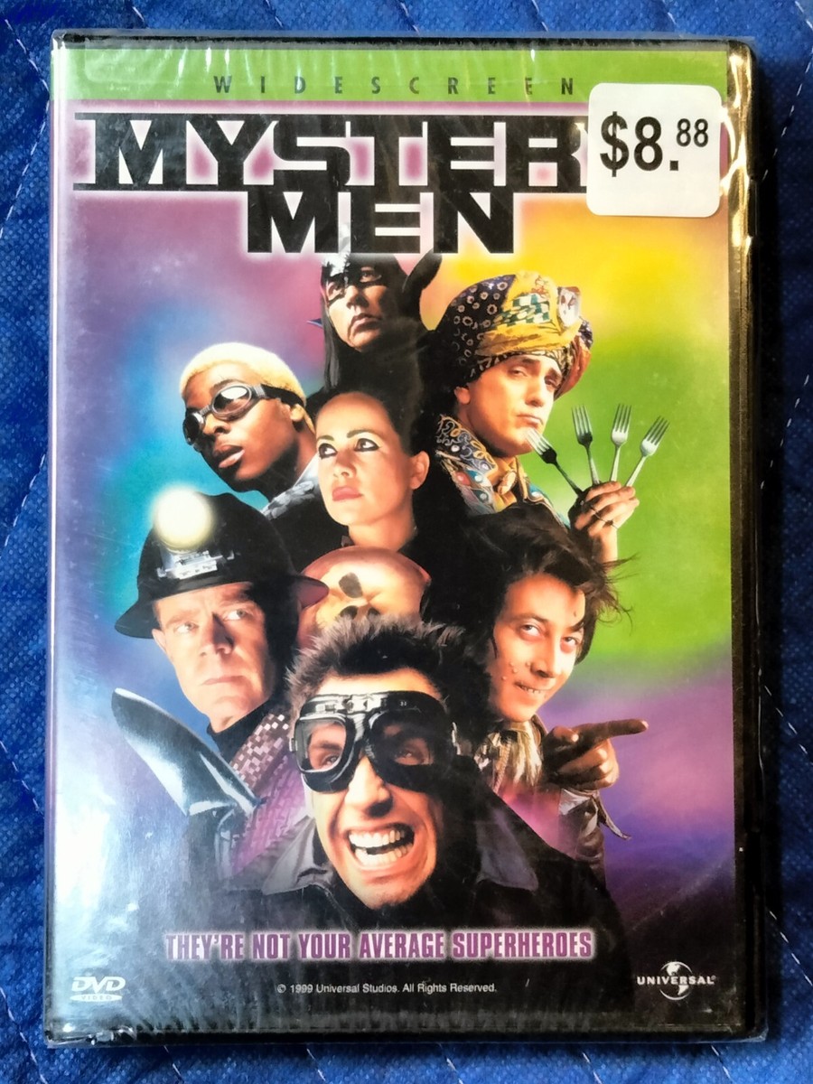 Mystery Men (DVD, 1999) Ben Stiller Paul Reubens Tom Waits NEW