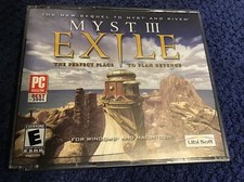 Myst III Exile Windows Macintosh CD ROM Video Game 2001 Ubisoft