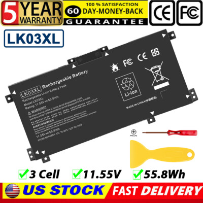 LK03XL Battery For HP Envy X360 15-BP 15-BQ 17-AE 17-CE L09280-855