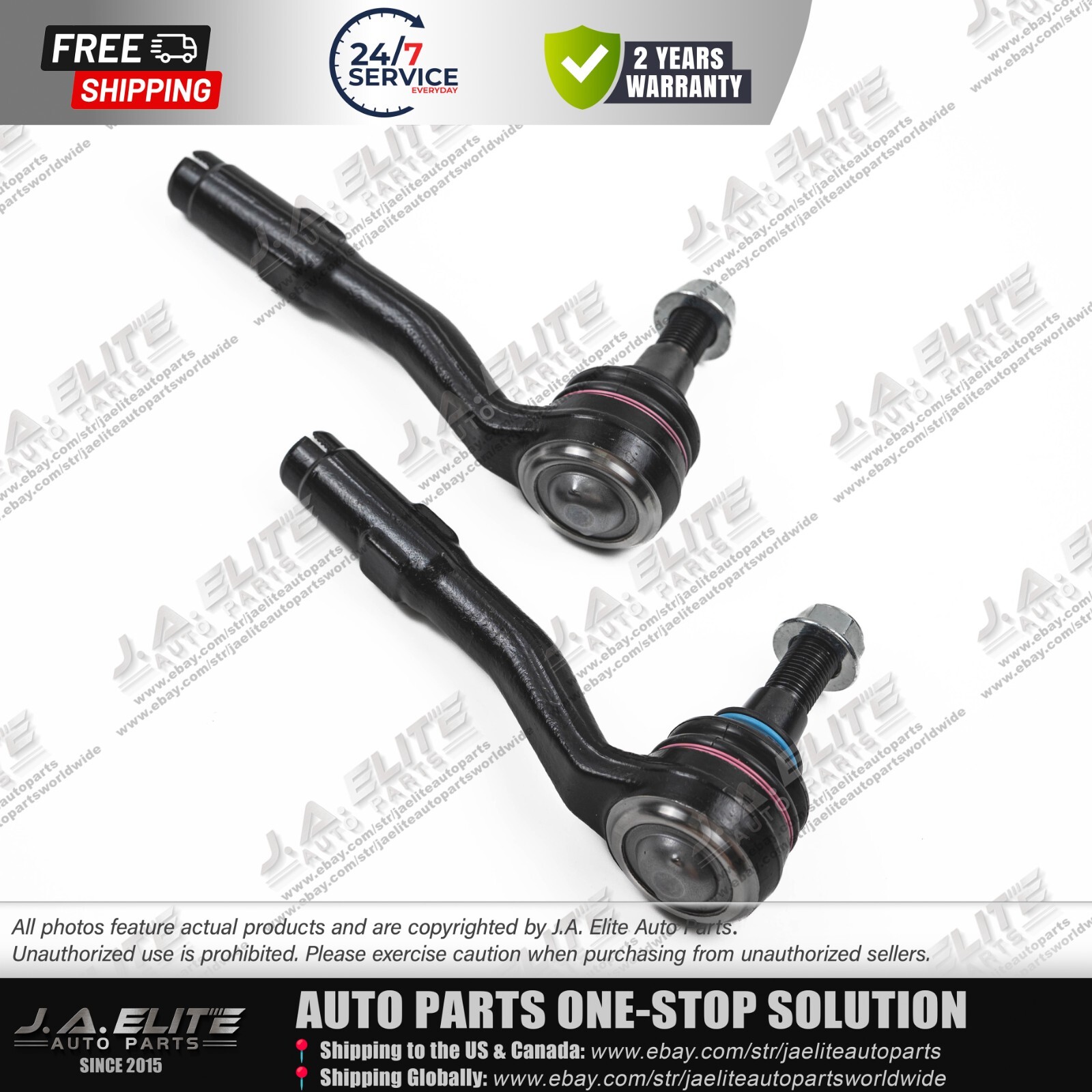 2 pcs Outer Steering Ball Joints fit Rolls-Royce Phantom (2004-2013) 32210422879