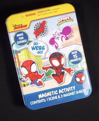 Spidey & his Amazing Friends Magnetic Activity Tin New Sealed