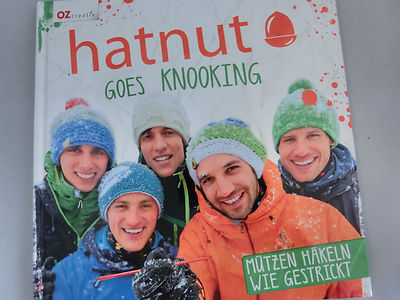 Anleitungsbuch: HATNUT - goes KNOOKING - Mützen häkeln wie gestrickt #187