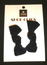 Natasha Accessories LTD Navy Bow Shoe Clips