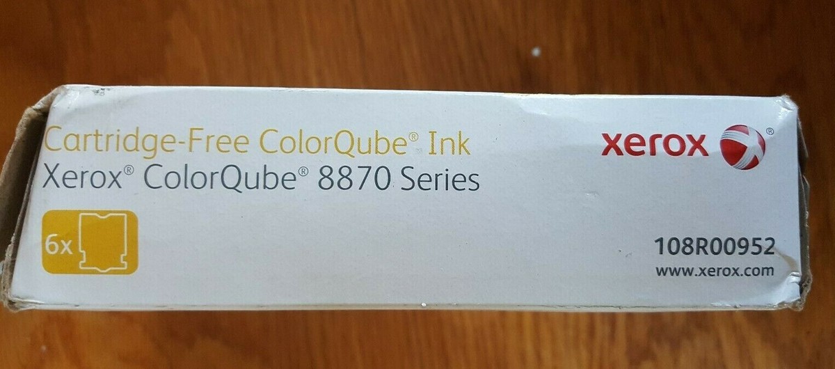 OEM Xerox ColorQube 8870 XEROX 6 6X YELLOW NEWW 108R00952 | eBay