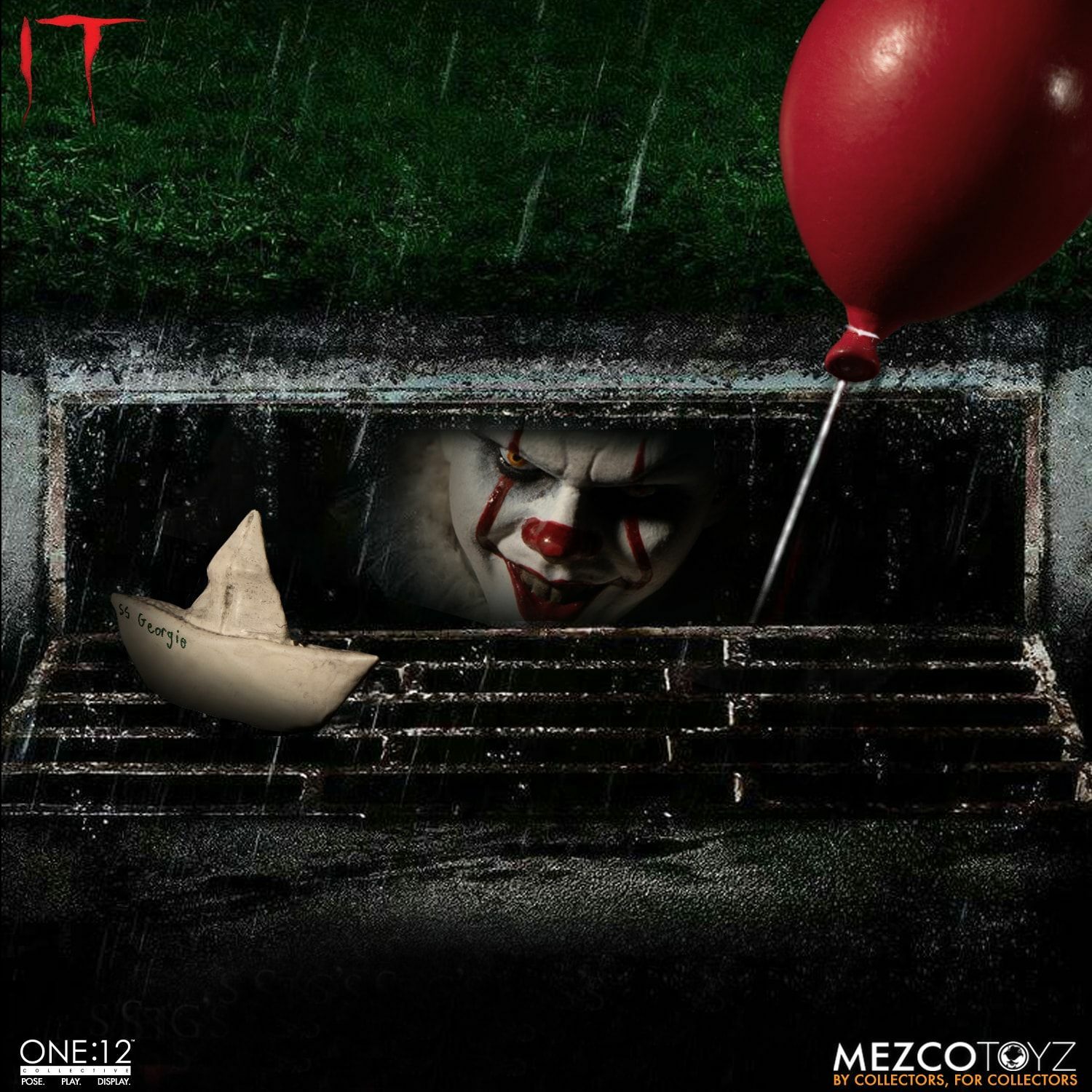 Mezco Toyz One:12 Collective Pennywise Clown  IT 2017 Action Figure Stephen King