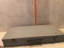 Picture Slide Storage Case Box 35mm Silver Gray Metal Slot Capacity 450