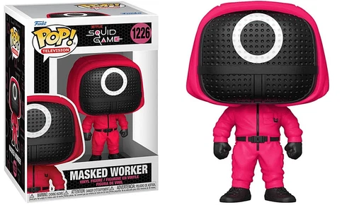 Squid Game TV Series Red Masked Worker Vinyl POP! Figure Toy #1226 FUNKO NIB