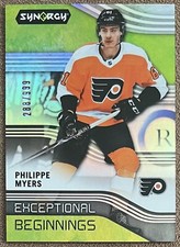 Philippe Myers 2019-20 Synergy Exceptional Beginnings #EB10 /999 Numbered UD NHL