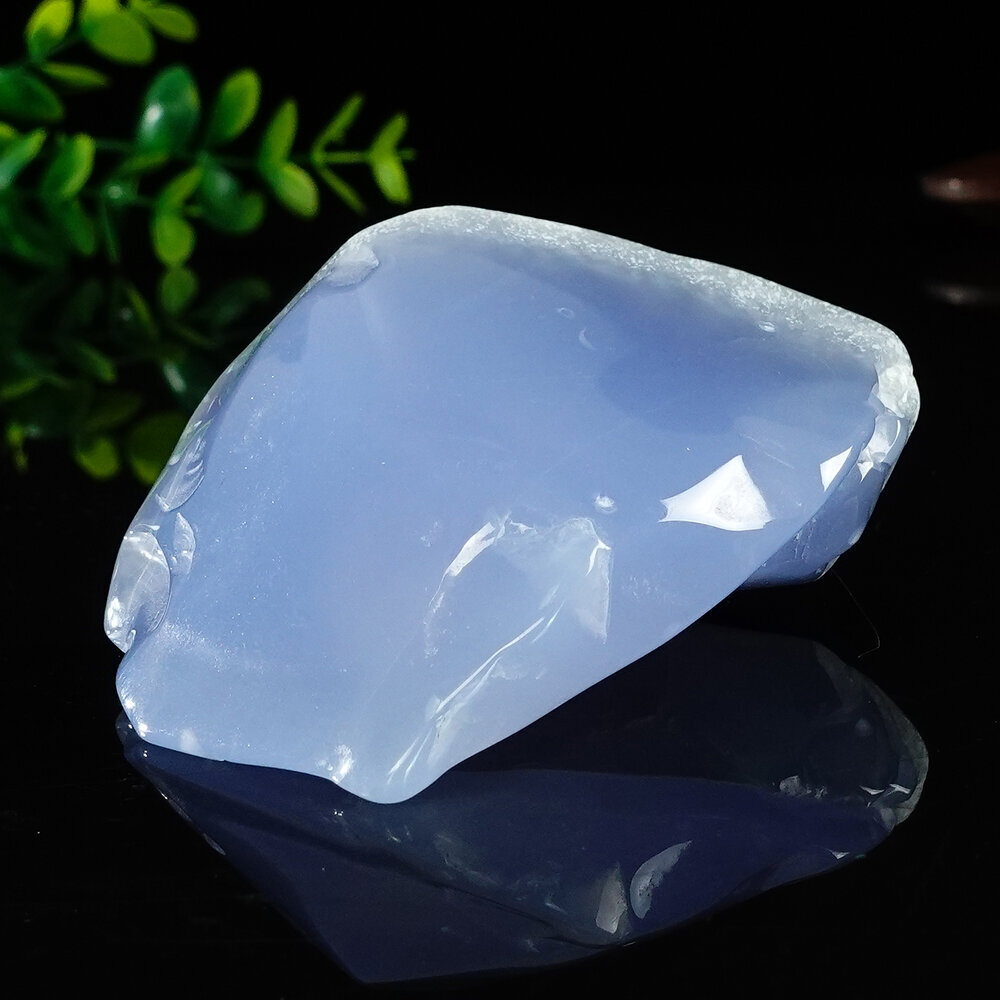 Blue Chalcedony Irregular Polish Specimen Natural Crystal Energy Stone