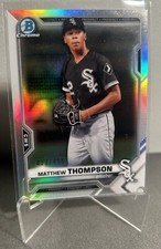 Matthew Thompson 2021 Bowman Chrome Refractor /499 #BCP-74 Chicago White Sox