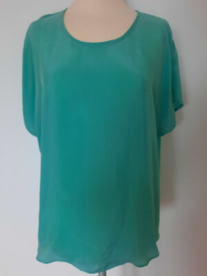 Damen Bluse, Gerry Weber, schickes grün, Gr.44/46, Ärmellos