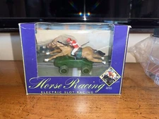 Scalextric C129 Chestnut Horse Horse Racing Electric Slot Racing Like Slot Car