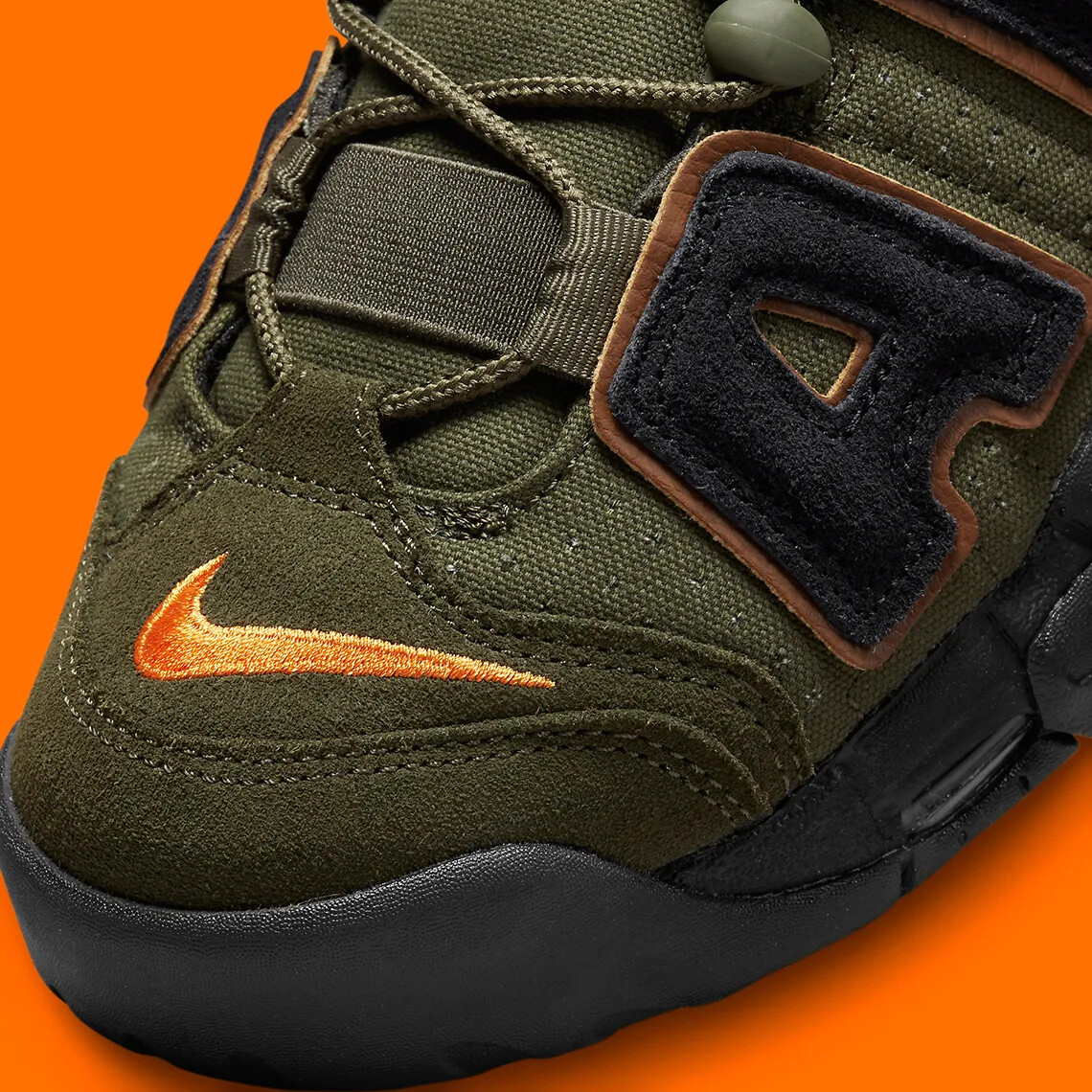 スニーカー Nike Air More Uptempo 96 Cargo Khaki Alpha Orange Nike Air More Uptempo 96 Cargo Khaki Alpha Orange Sneakers
