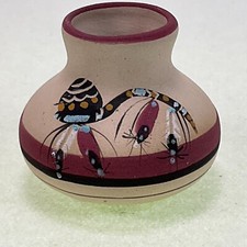 Pueblo Pottery Hand Thrown Painted Vessel Betty Selby Signed
