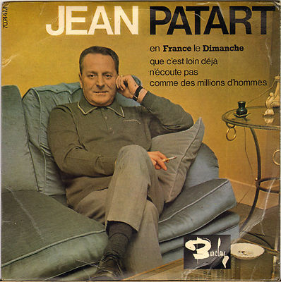 JEAN PATART ''EN FRANCE LE DIMANCHE'' 60'S EP BARCLAY 70744