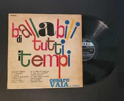 Vinile LP 33 giri Regal Emi 1963 Cesare Vaia e Ritmi ballabili di tutti i tempi
