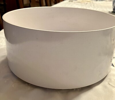 Vintage Heller Design by Massimo Vignelli 9.75'' White Salad Bowl MCM